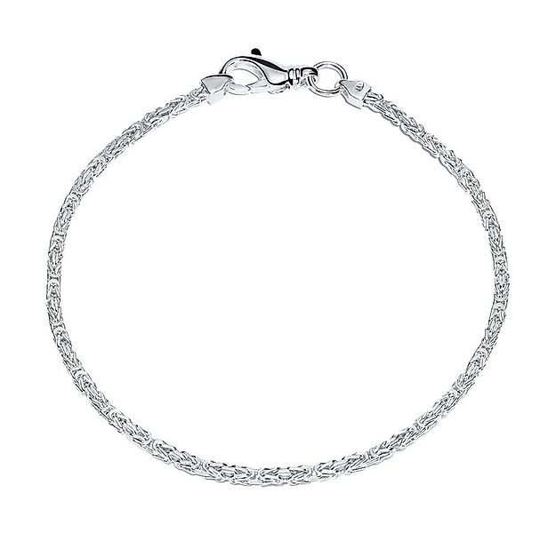 JEWLIX Königsarmband Unisex Königsarmband 925er Silber 2mm breit KA0020 (Lä günstig online kaufen