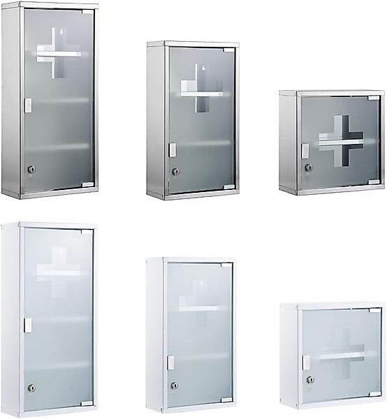 Zedelmaier Medizinschrank Abschließbarer Medizinschrank aus Edelstahl,Medik günstig online kaufen