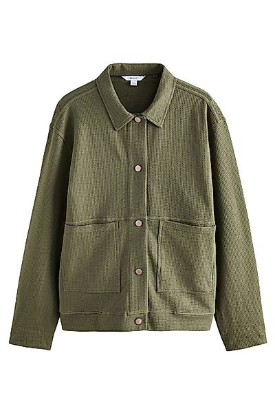 Next Hemdjacke Leichte, geknöpfte Seersucker-Jacke (1-St) günstig online kaufen