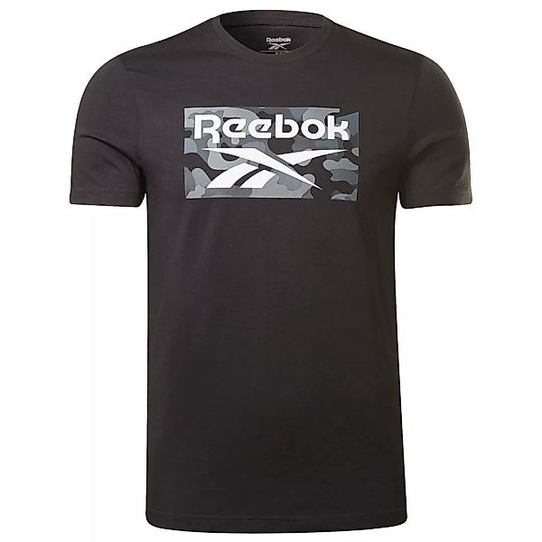 Reebok Camo Kurzärmeliges T-shirt S Black günstig online kaufen