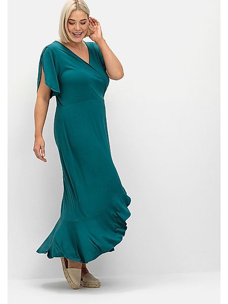 Sheego Jerseykleid Große Größen in Wickeloptik, günstig online kaufen