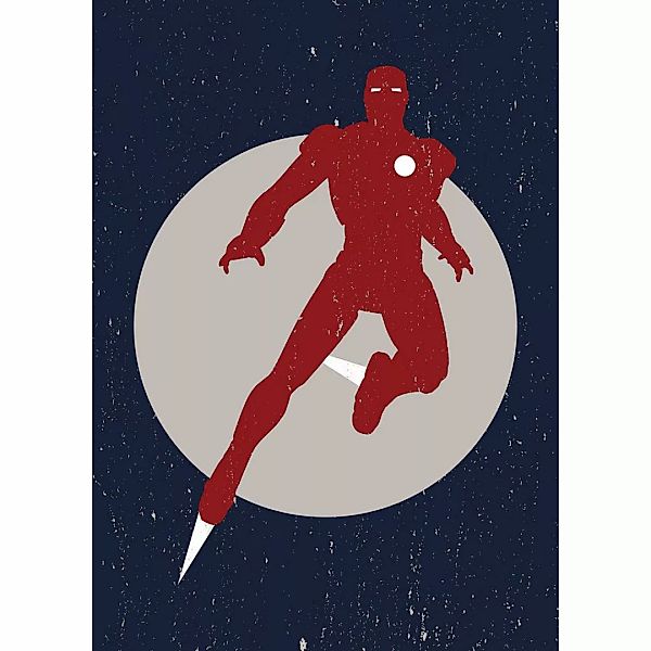 Komar Wandbild Iron Man Fly Disney B/L: ca. 50x70 cm günstig online kaufen