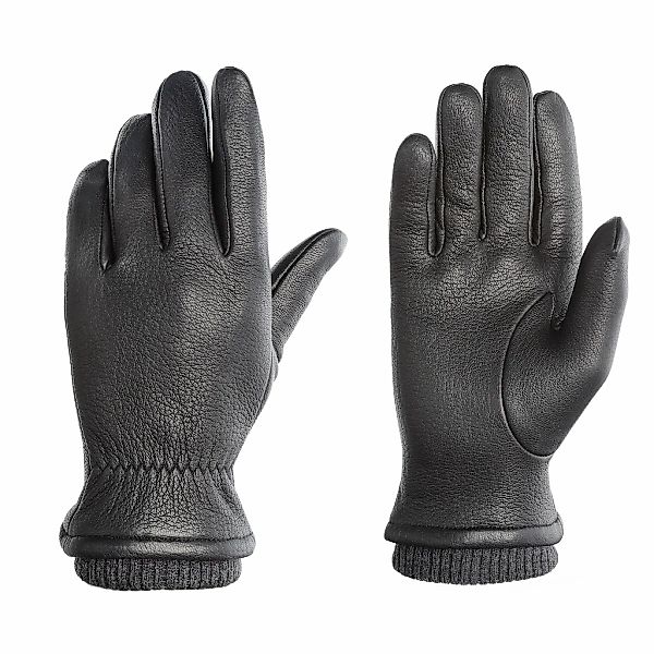 PEARLWOOD Lederhandschuhe "SOHO", Strickbündchen, Temperaturregulierend, ge günstig online kaufen