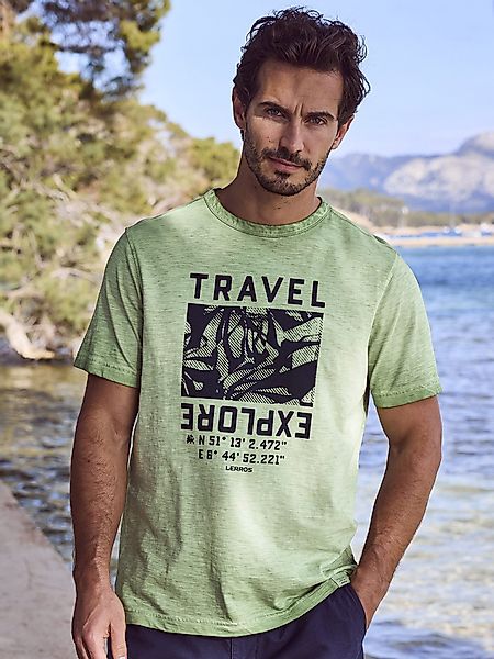 LERROS T-Shirt "LERROS Modisches Herren T-Shirt mit Brustprint" günstig online kaufen