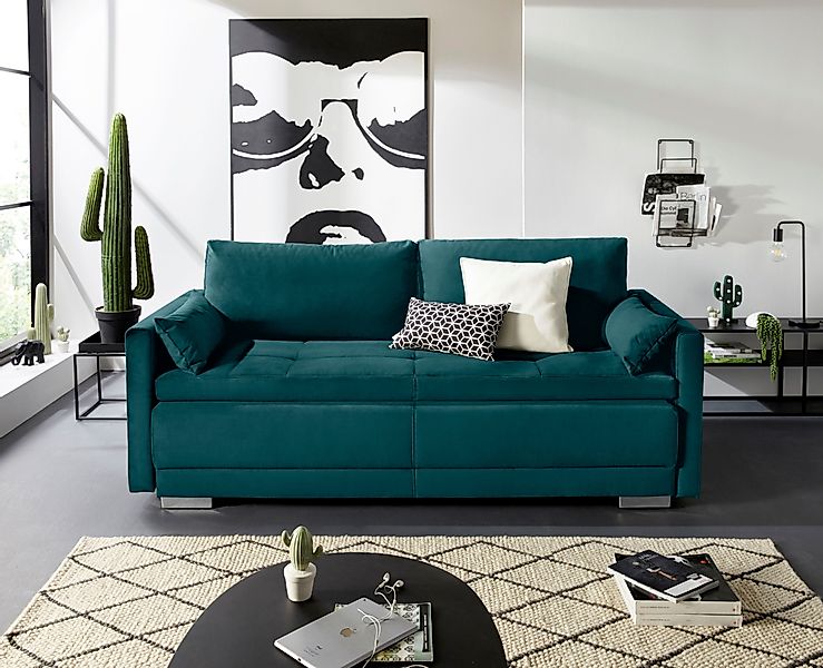 INOSIGN Schlafsofa Berlin, mit Boxspringaufbau, Bettfunktion günstig online kaufen