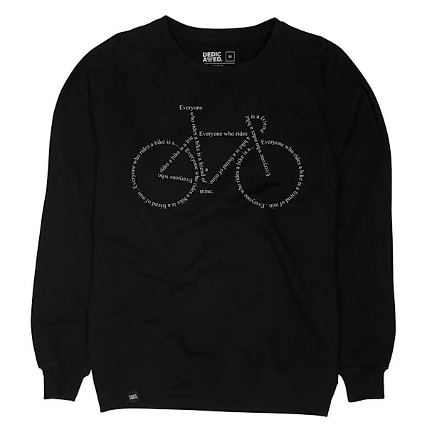 Sweatshirt Malmoe Text Bike / Black günstig online kaufen