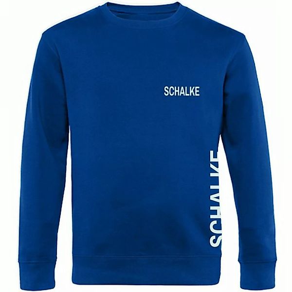 multifanshop Sweatshirt Schalke - Brust & Seite - Pullover günstig online kaufen
