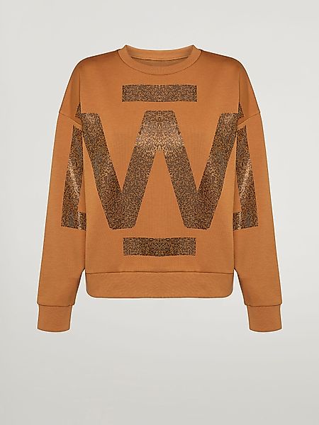 Wolford - Sweater with Crystals, Frau, lion/bicolor crystal, Größe: XS günstig online kaufen