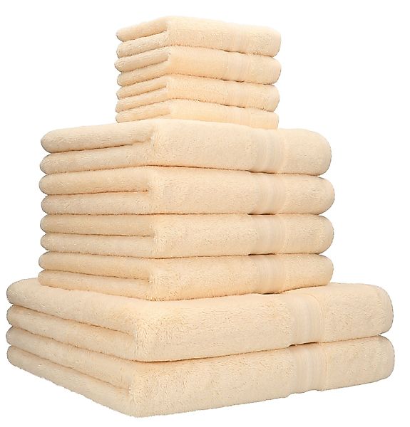 Betz Handtuch Set 10-TLG. Handtuch-Set GOLD günstig online kaufen