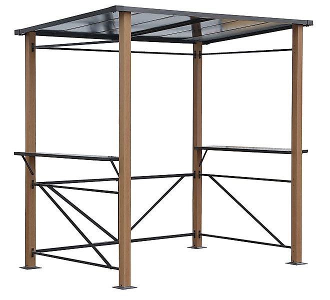 Leco Grillpavillon Luxus-Grillpavillon, ca. 235 x 150 x 227 cm günstig online kaufen