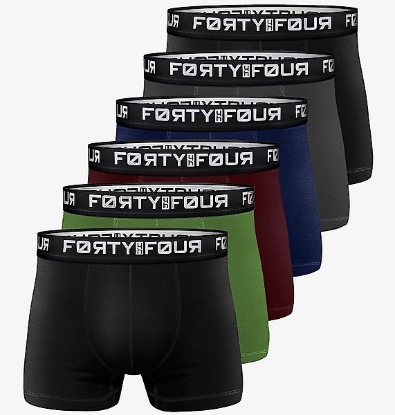 FortyFour Boxershorts 6 Stück S-7XL Männer Unterhosen Mehrfabig (Vorteilspa günstig online kaufen