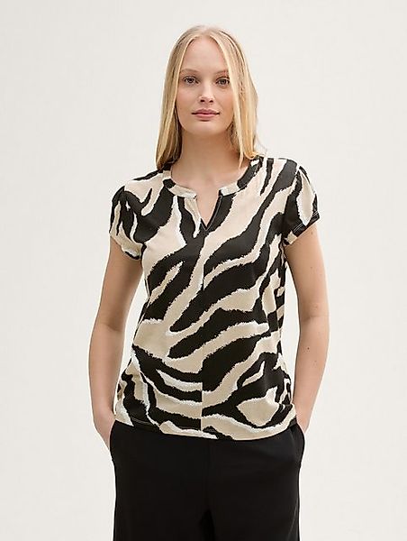 TOM TAILOR T-Shirt T-Shirt mit Muster günstig online kaufen