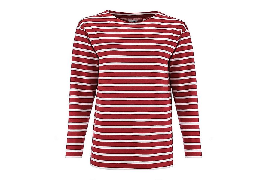 modAS Langarmshirt 2500D Damen Bretonisches Shirt U-Boot Ausschnitt - Ringe günstig online kaufen
