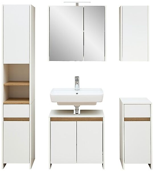 Saphir Badmöbel-Set »Quickset 100, Waschbeckenunterschrank mit Spiegelschra günstig online kaufen