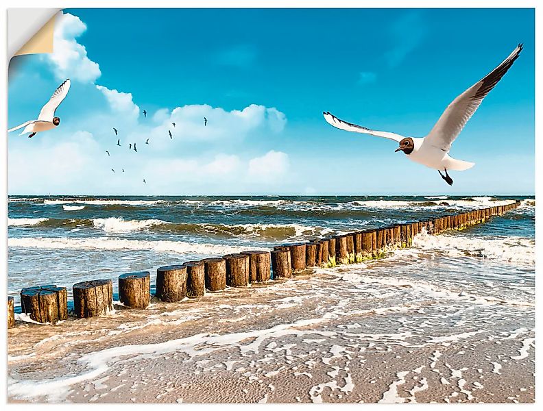 Artland Wandbild "Ostsee", Gewässer, (1 St.), als Leinwandbild, Poster, Wan günstig online kaufen