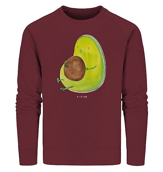 Mr. & Mrs. Panda Longpullover Avocado Pfeifen Größe L - Burgundy - Geschenk günstig online kaufen