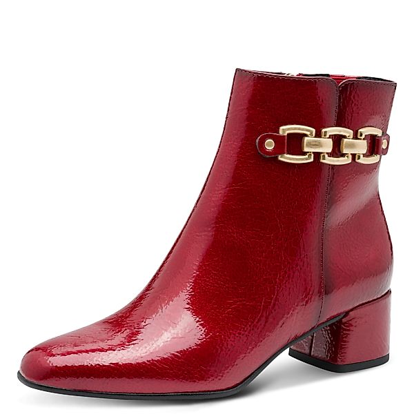 MARCO TOZZI Stiefelette, Blockabsatz, Abendschuh, Businessschuh mit goldfar günstig online kaufen