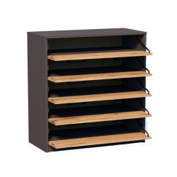 Home Collective Schuhschrank mit 5 aufklappbaren günstig online kaufen