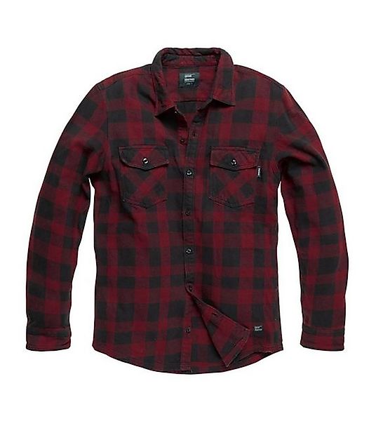 Vintage Industries Flanellhemd Hemd Vintage Globe Heavyweight, G S, F redch günstig online kaufen