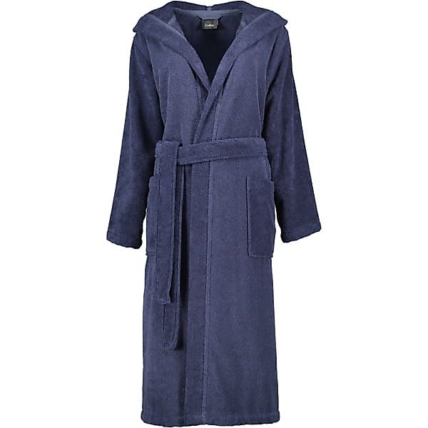 Cawö Home Damen Bademantel Kapuze 827 - Farbe: blau - 17 - L günstig online kaufen