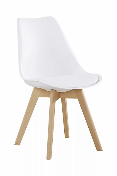 Kayoom Esszimmerstuhl 110 (2er-set) Weiß College günstig online kaufen