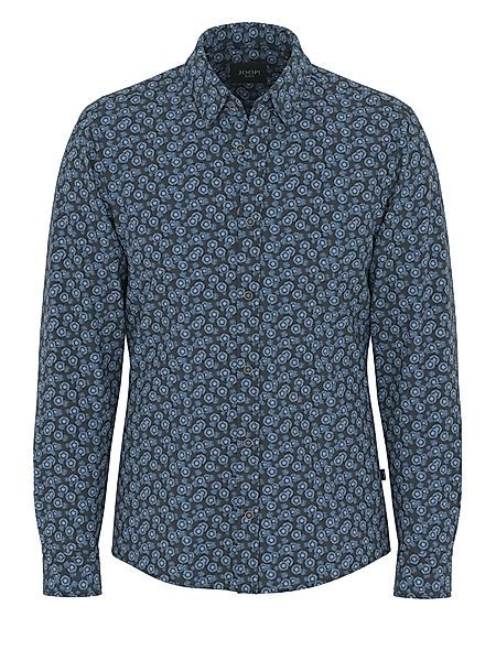 Joop Jeans Langarmhemd Hanson3-W Logostickerei am günstig online kaufen
