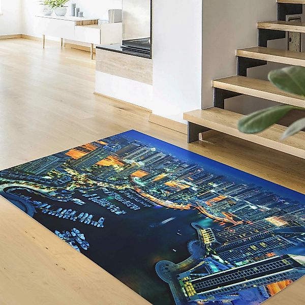 Vinyl-Teppich Nächtliche Dubai Marina günstig online kaufen