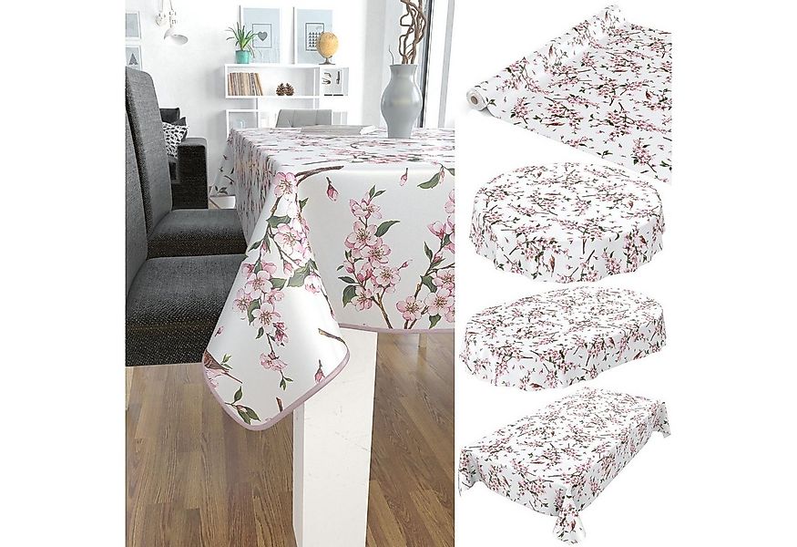 ANRO Tischdecke Wachstuchtischdecke Gartentischdecke Wachstischdecke (Einze günstig online kaufen