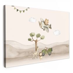 OneMillionCanvasses® Leinwandbild Wilde Tiere - Safari günstig online kaufen