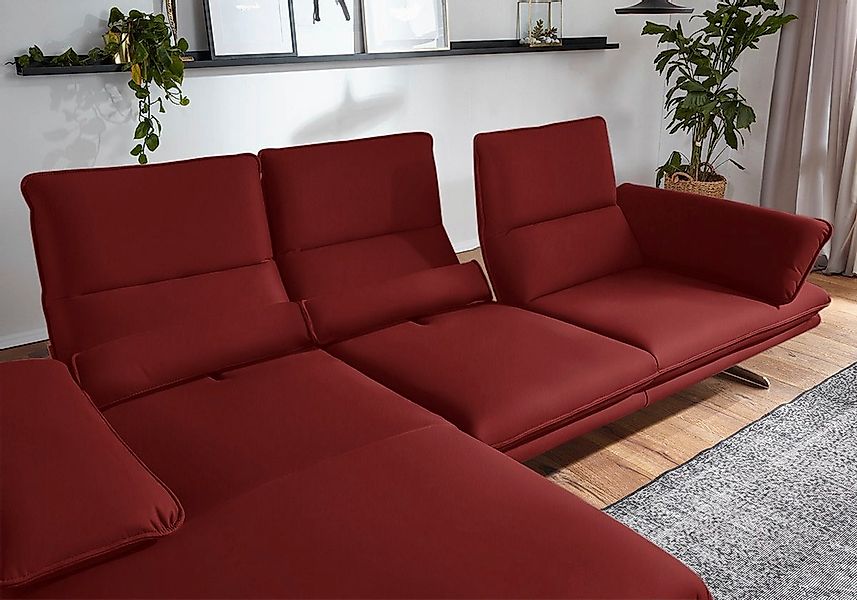 W.SCHILLIG Ecksofa »broadway, Designsofa mit tollem Sitzkomfort, L-Form«, S günstig online kaufen
