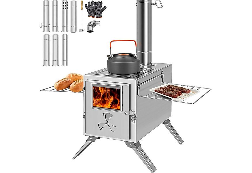 Meulbaty Feuerstelle Heißer Zeltofen, Camping-Holzofen für Zelt, tragbarer günstig online kaufen