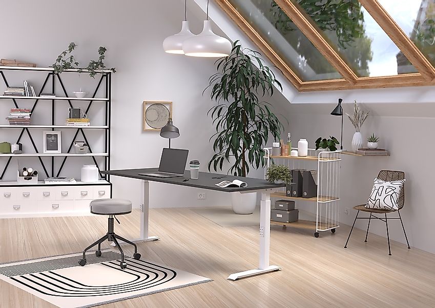 GERMANIA Schreibtisch "Downey", höhenverstellbar von 68-91 cm, verfügbar in günstig online kaufen