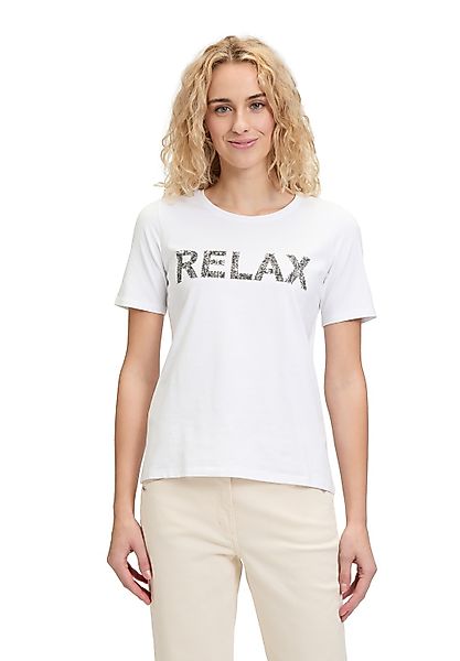 Betty Barclay Kurzarmshirt "Betty Barclay Basic Shirt mit Aufdruck", Glitze günstig online kaufen