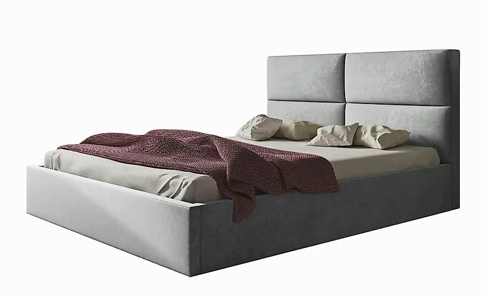 Polsterbett mit Stauraum Slimford ¦ grau ¦ Maße (cm): B: 128 H: 90 Betten > günstig online kaufen