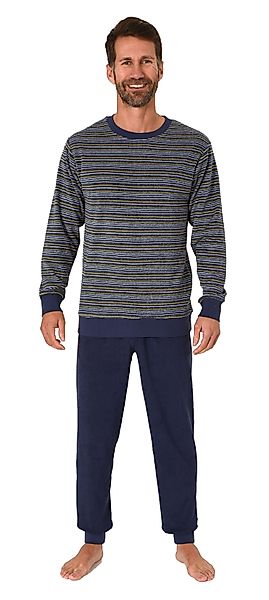 Normann Pyjama Herren Frottee Schlafanzug lang, günstig online kaufen