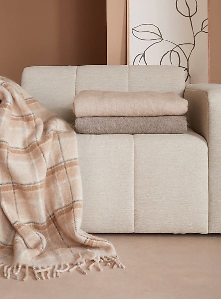 LeGer Home by Lena Gercke Plaid "Sinja" mit Fransen, Kuscheldecke günstig online kaufen