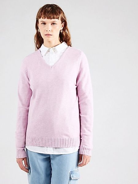 Vila Strickpullover Dünner Strickpullover Basic Stretch Sweater VIRIL VIRIL günstig online kaufen