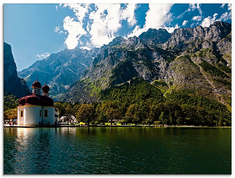 Artland Glasbild "St. Bartholomä Königssee I" Berge 1 Stk. tlg. in verschie günstig online kaufen