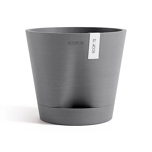 Ecopots Pflanztopf Venice 2 Grau 20 cm x 17,5 cm günstig online kaufen