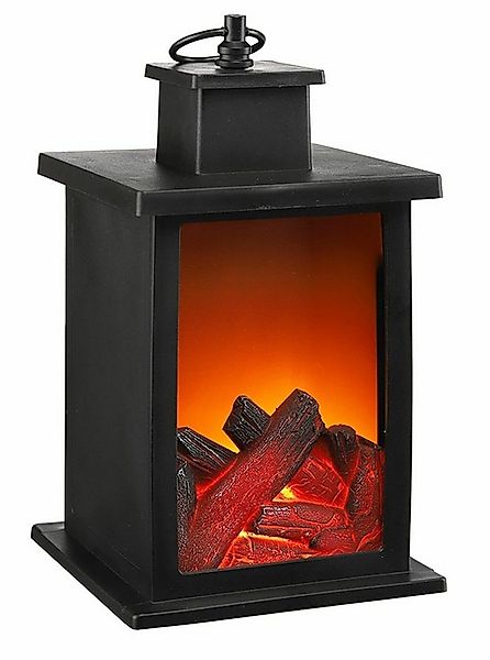 emeco Dekokamin LED Kamin Laterne Deko Tisch Fenster Wohnzimmer Flammenflac günstig online kaufen