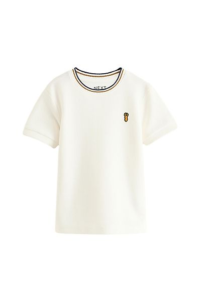 Next T-Shirt Strukturiertes T-Shirt aus 100 % günstig online kaufen