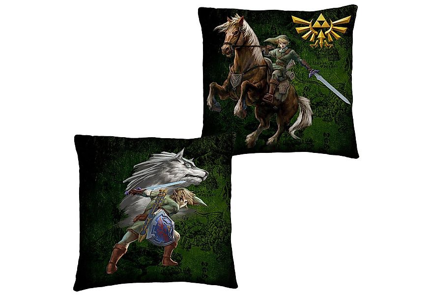 BERONAGE Dekokissen The Legend of Zelda Fight 40x40 cm Kuschelkissen, passe günstig online kaufen