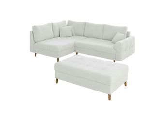 S-Style Möbel Ecksofa Leif mit Schlaffunktion günstig online kaufen