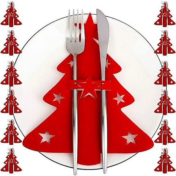 Ruhhy Besteckhalter Tischdekoration Weihnachtsbesteck, (Spar-Set, 1-tlg., günstig online kaufen