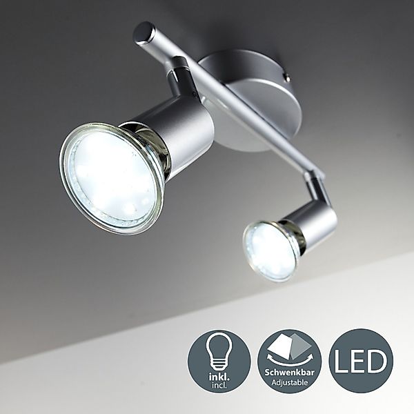 B.K.Licht LED Deckenleuchte, Leuchtmittel wechselbar, Warmweiß, günstig online kaufen
