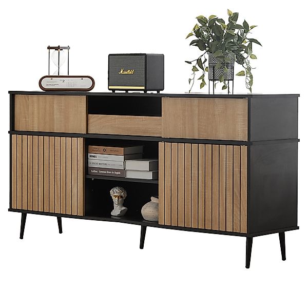 Merax Sideboard mit Schublade und 4 günstig online kaufen