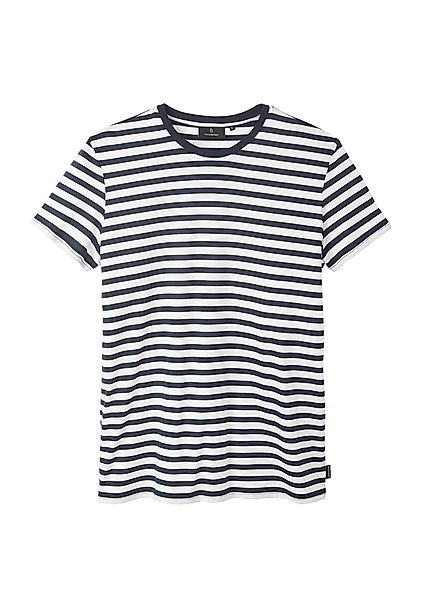 Gestreiftes Herren T-shirt Aus Tencel Und Baumwolle (Bio) | Tencel T-shirt günstig online kaufen