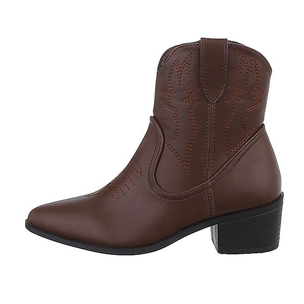 Ital-Design Damen Cowboyboots Western Westernstiefelette (85136144) günstig online kaufen
