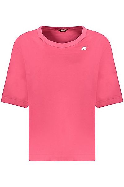 K-Way T-Shirt Rosa Damen-T-Shirt mit weitem Ausschnitt und günstig online kaufen