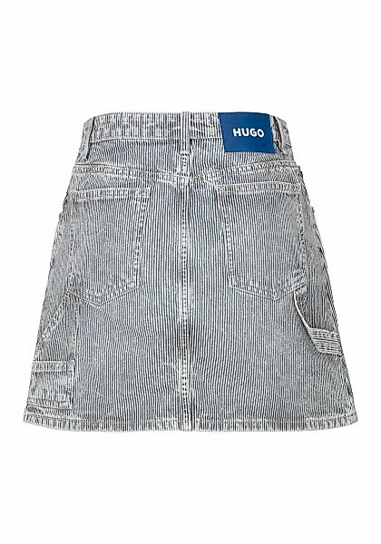 HUGO Blue Jeansrock "Gami 5 B", mit Loop-Detail günstig online kaufen